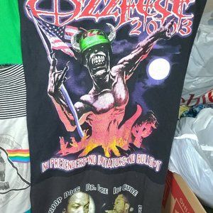 Concert Bands T Shirt 80s 90s Collection VTG T's Quilt Starter Pieces 83" x 66"